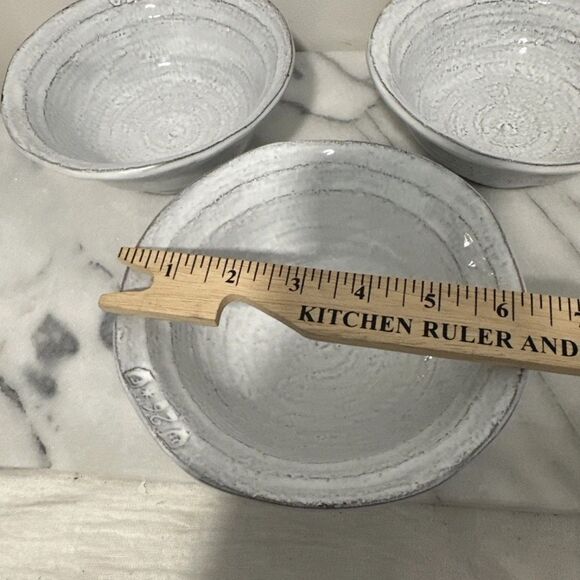 Anthropologie Set Of 3 Galestro Fatto A Mano Light Gray Cereal
Bowls Italy NEW - Picture 8 of 9